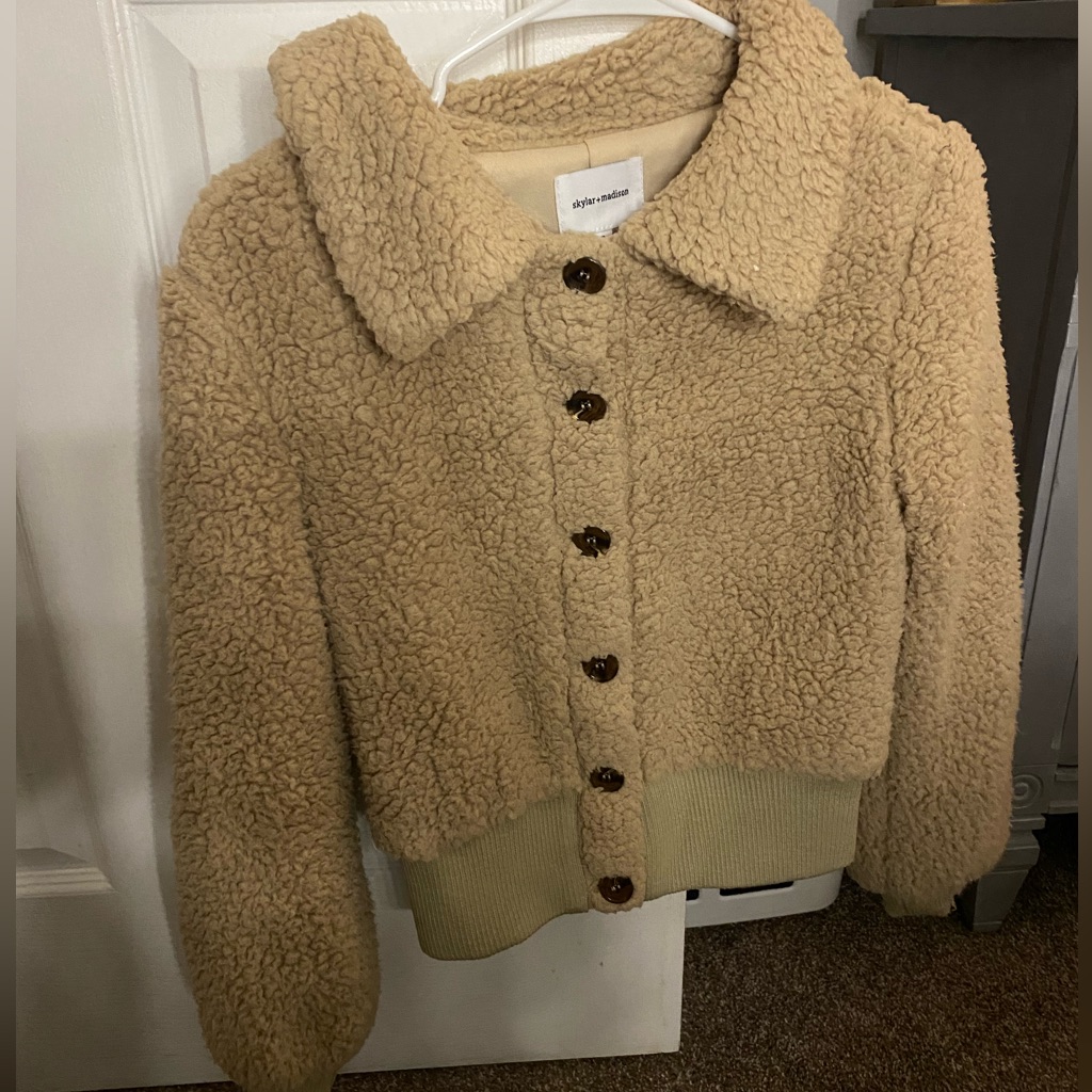 Teddy Bear Button Up Jacket